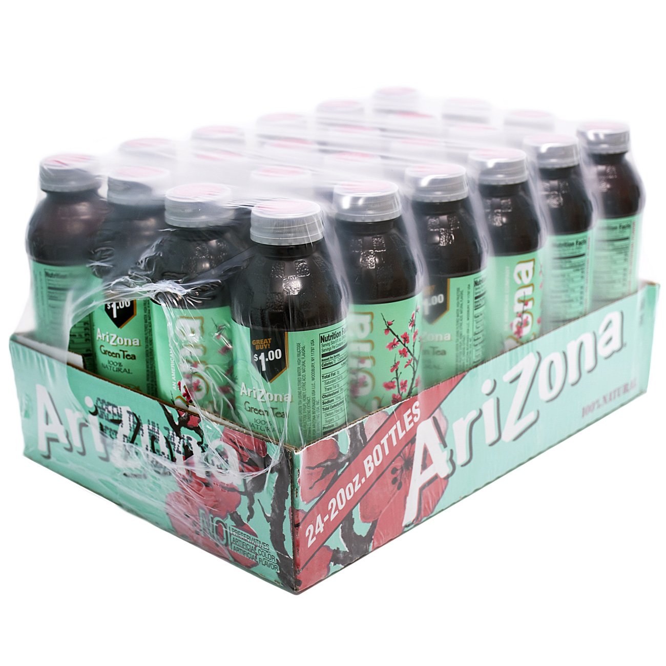 Garrafas de bebida Arizona, 540 ml (pacote com 24) : Amazon.com.br